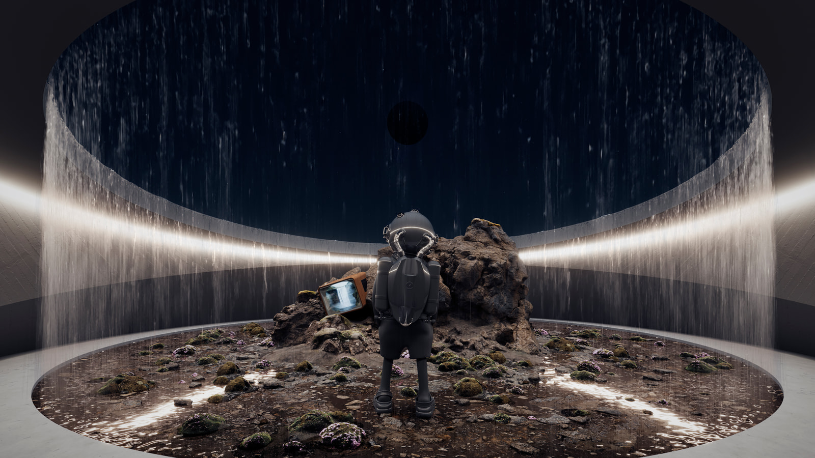 The Journey Home — still: the rain circle